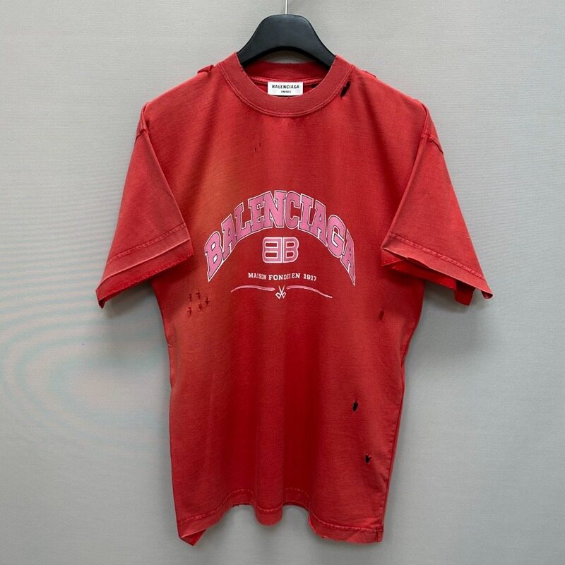 발렌시아가 빈티지 로고 프린팅 반팔티 ( 88 )  - Balenciaga