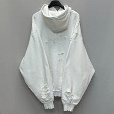 발렌시아가 디스트로이드 로고 프린팅 후드티 ( 120 ) 썸네일 3