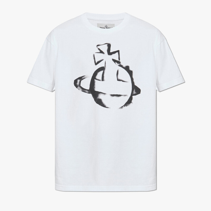 [발송]비비안웨스트우드 스텐실 클래식 남성 반팔티 3G010033 J001M A401 - Vivienne Westwood