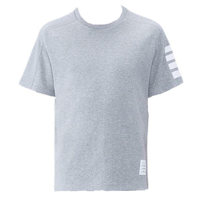 톰브라운 코튼 4 바 숏 슬리브 티셔츠 MJS246A 07323 055 - Thom Browne