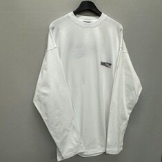 발렌시아가 폴리티컬 캠페인 웨이브로고 긴팔티 ( 2 )  썸네일 5
