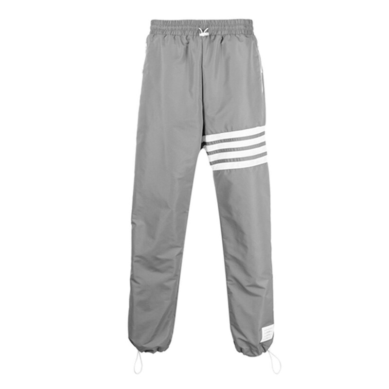24FW 메쉬 사선 트랙 팬츠 메드그레이 MJQ129A 07863 035 - Thom Browne