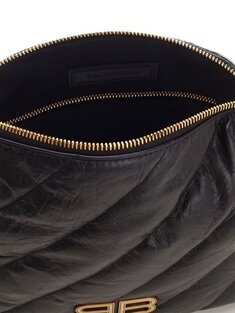 [비엔비명품관] BALENCIAGA 발렌시아가 여성 크러쉬 스몰 퀴티드 숄더백 썸네일 2