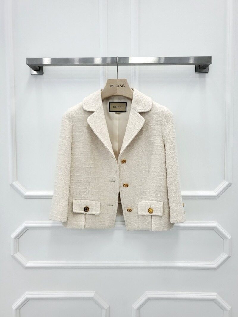 [미다스] 구찌 파인 부클레 블랜드 자켓 38 688984 - Gucci