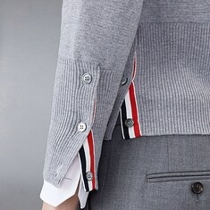 톰브라운 4바 스트라이프 밀라노스티치 울 니트 FKA239A 00014 055 썸네일 4