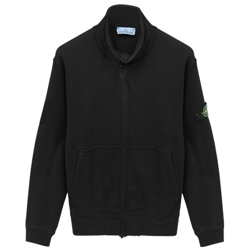 [스톤아일랜드] 와펜패치 집업 자켓 블랙 남성 자켓 K1S156100643 S0051 V0029 / TTA - Stone Island