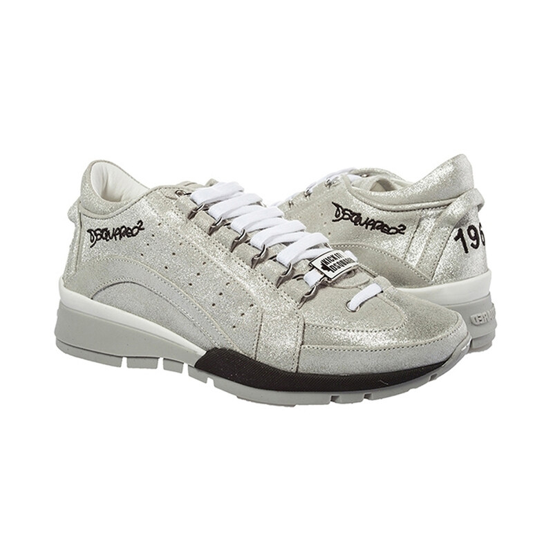 14주년 올오버 실버펄 벨루어 스니커즈 W14 K504 V406 2137 - Dsquared2