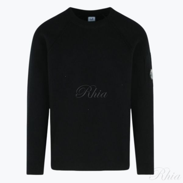 CP컴퍼니 크루넥 In 램스울 니트 19CMKN040A 110149A 999 램스 울 - CP company