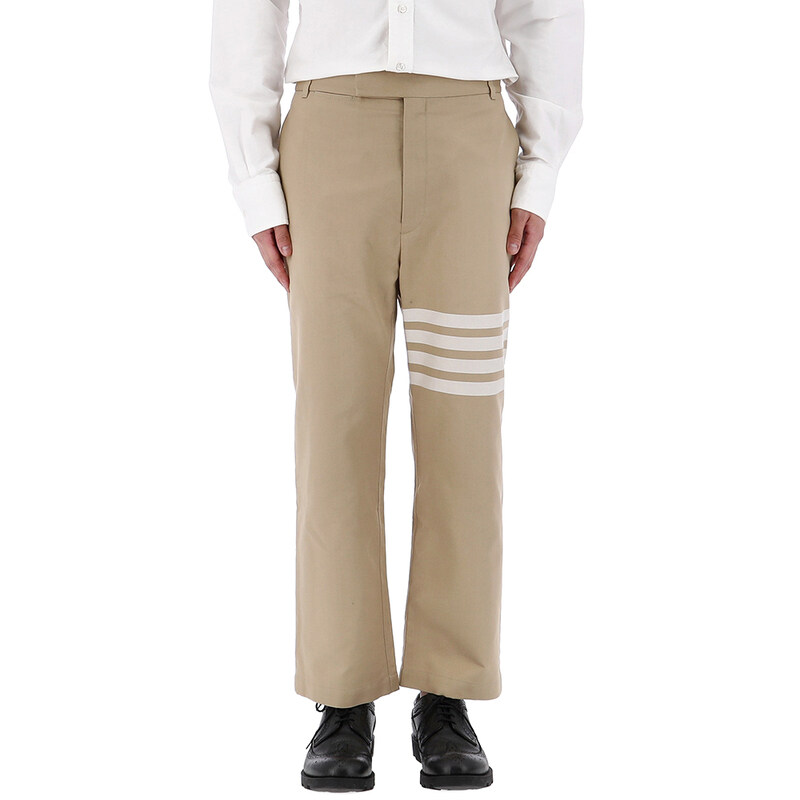 국내배송 톰브라운 코튼 4-바 스트레이트 레그 팬츠 MTU320U 07890 275 - Thom Browne