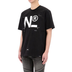 국내배송 네멘 NEMEN 로고 폰트 반팔 티셔츠 NMN_E23141T_111 썸네일 2