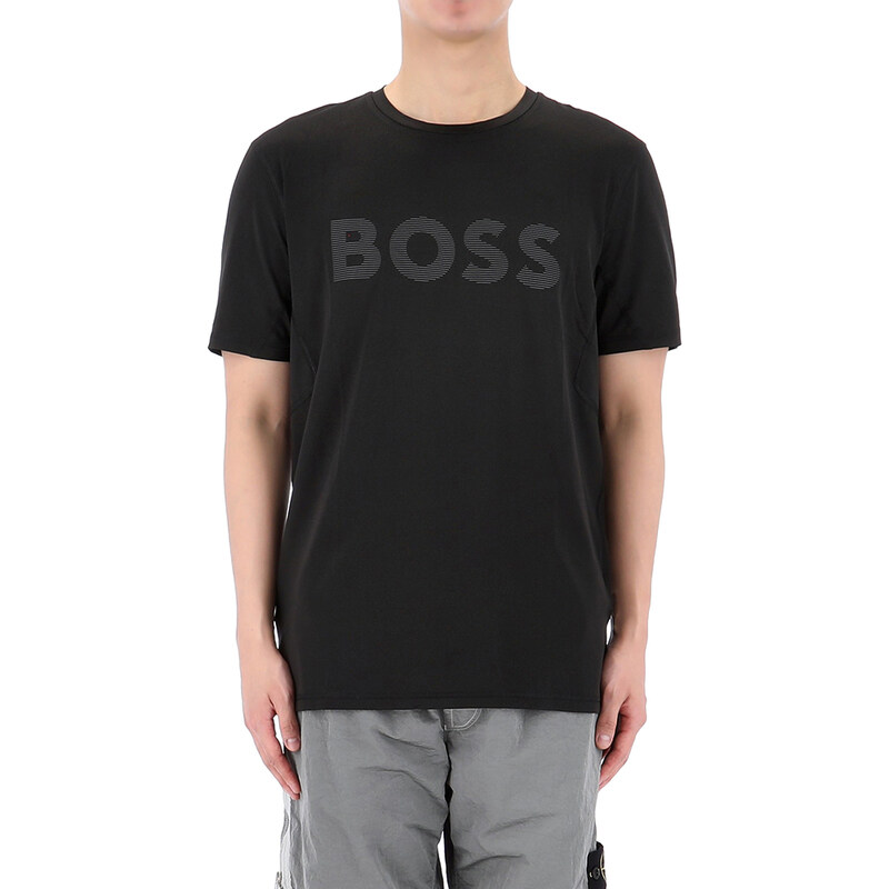 국내배송 휴고보스 빅 로고 액티브 반팔 티셔츠 50531244 001 - Hugo Boss