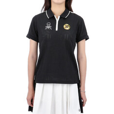 국내배송 마크앤로나 T-마크 패턴 폴로 반팔 티셔츠 MXW-5A-AP01 BLACK 썸네일 4