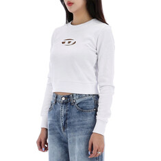 국내배송 디젤 F-SLIMMY 크롭 스웨트셔츠 A09931 0GRAC 100 썸네일 2