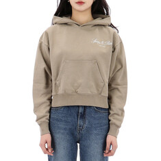 국내배송 스포티앤리치 방돔 스크립트 크롭 후드티 ST074516232GY15 썸네일 4