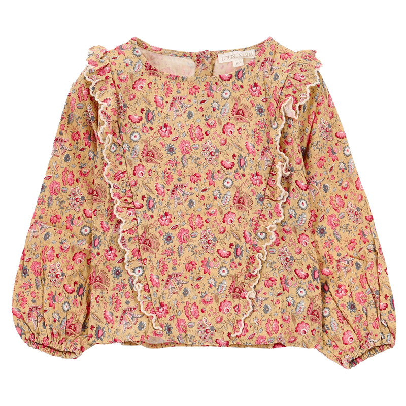 국내배송 루이스미샤 투비 블라우스 GRCW23B0154 SAFFRONFLOWERFIELD - Louise Misha