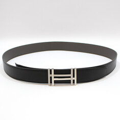 에르메스 H066050CK05 은장 H au Carre 32MM 리버서블 양면 벨트 100 썸네일 3