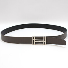 에르메스 H066050CK05 은장 H au Carre 32MM 리버서블 양면 벨트 100 썸네일 4