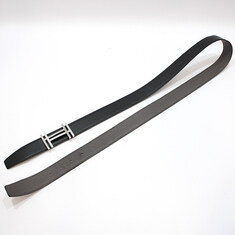 에르메스 H066050CK05 은장 H au Carre 32MM 리버서블 양면 벨트 100 썸네일 5