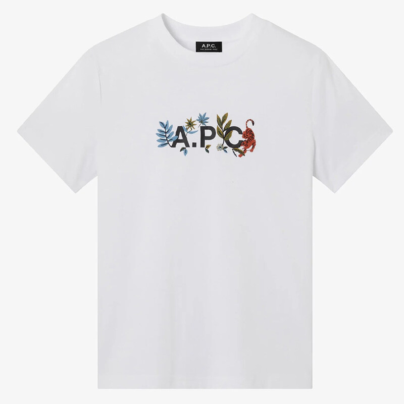 [발송]아페세 영문로고 남성 반팔 티셔츠 COBQX M26497 AAB - A.P.C.