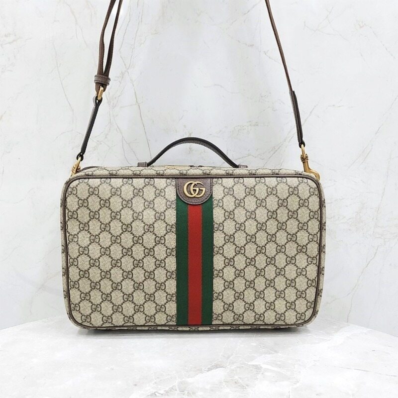[럭스유] (새상품) 구찌 GG 오피디아 캔버스 삼선 여행가방 752587 - Gucci