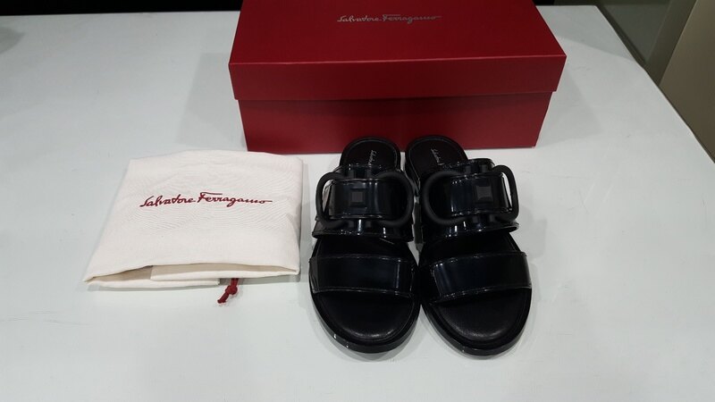 페라가모 젤리슈즈 6사이즈(230)(47) - Salvatore Ferragamo