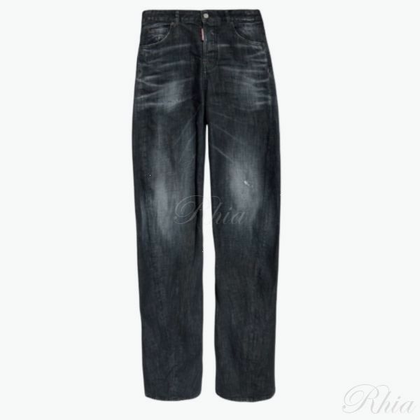 디스퀘어드2 블랙 이지 워시 미디엄 웨이스트 제니퍼 진 S75LB1055 S30357 900 - Icon Ibrahimovicxdsquared2