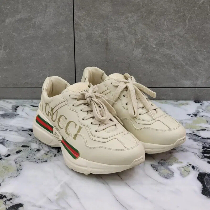 구찌 띠로고 라이톤 스니커즈 새상품급 풀구성 35(220) - Gucci