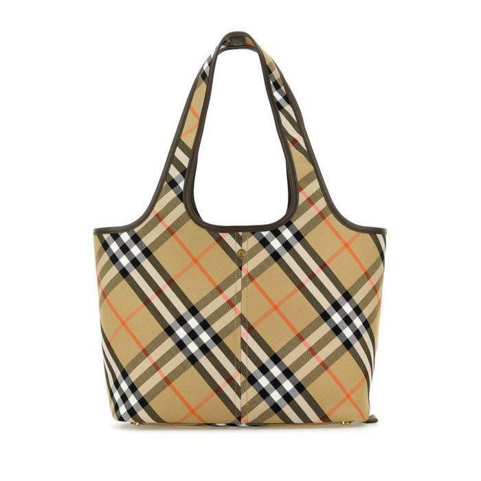 버버리 미디엄 체크 토트백 8093976 - Burberry