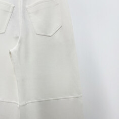 논현 더팩토리 25FW S 막스마라 MERLOT 메를로 코튼 팬츠 / 화이트 (2529786021600 001) 썸네일 5