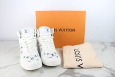 루이비통 LV 모노그램 리볼리 하이탑 스니커즈 화이트 7.5(265) 썸네일 1