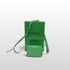 보테가 베네타 그린 카프스킨 공용 크로스백 1613607_667048 썸네일 2