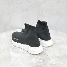 [럭스유] (새상품) 41 / 발렌시아가 스피드러너 스니커즈 다크그레이 썸네일 3