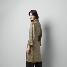 [배송] 구찌 GG슈프림 로고 벨트 롱셔츠 드레스 코트 772399 ZANRP 2237 썸네일 6