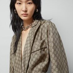 [배송] 구찌 GG슈프림 로고 벨트 롱셔츠 드레스 코트 772399 ZANRP 2237 썸네일 8