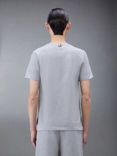 [배송] 톰브라운 로고라벨 RWB 반팔 티셔츠 그레이 MJS067A 00042 055 썸네일 6