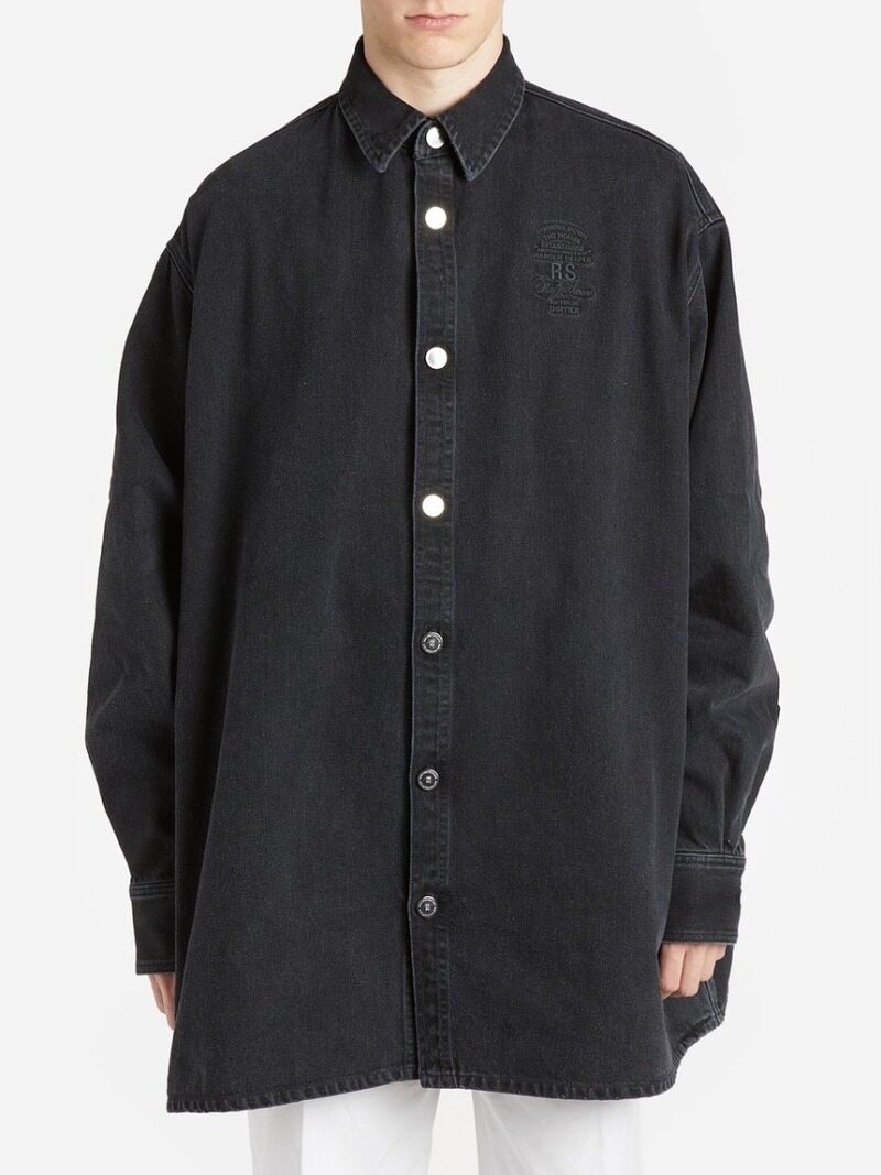 [배송] 라프시몬스 RS 로고패치 셔츠 192727b-00099 - Raf Simons