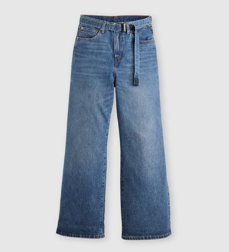 [배송] 사카이 리바이스 와이드레그 청바지 와이드 데님팬츠 250962s-401 0035H 0001 - Sacai