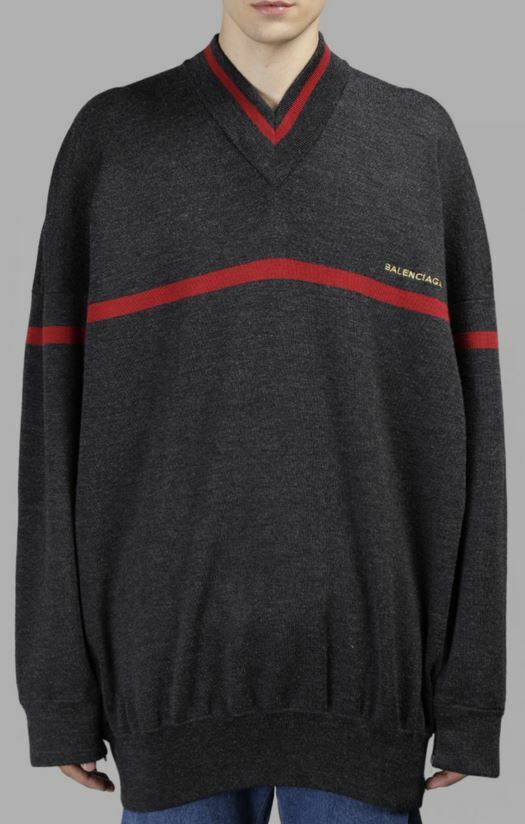 [배송] 발렌시아가 오버사이즈 로고 스웨터 485639 - Balenciaga