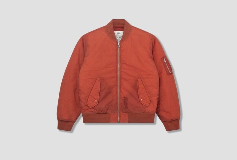 [배송] 스투시 양면 리버시블 봄버자켓 러스트 오렌지 115803 - Stussy