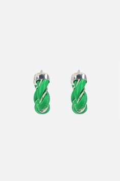 [배송] 보테가베네타 트라이앵글 로고 후프 이어링귀걸이 657438 v507c 3708 썸네일 4
