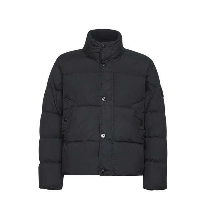 [국내발송] 스톤아일랜드 크링클 랩스 패딩 자켓 블랙 4100010 S0A23 V0029 - Stone Island