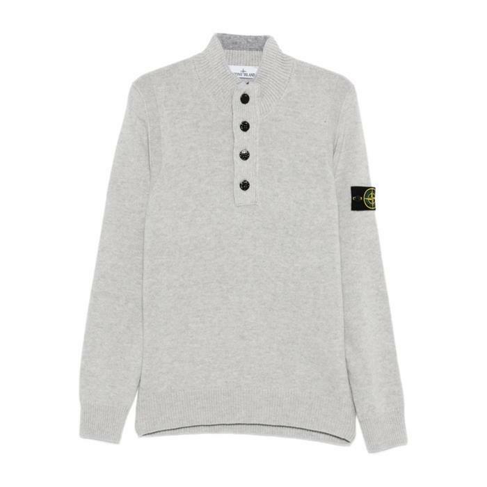 [국내발송] 스톤아일랜드 램스울 스웨터 그레이 5100040 S00A3 V0M64 - Stone Island