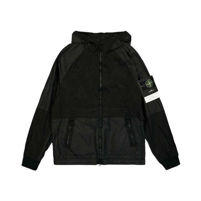 스톤아일랜드 메탈 워트로 TC 후드 자켓 블랙 801542020 V0029 - Stone Island