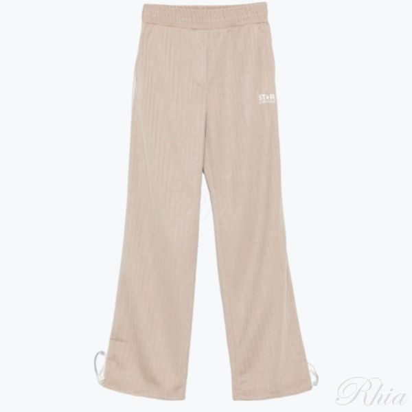 골든구스 화이트 로고 조거 GWP02022 P001653 15633 - Golden Goose