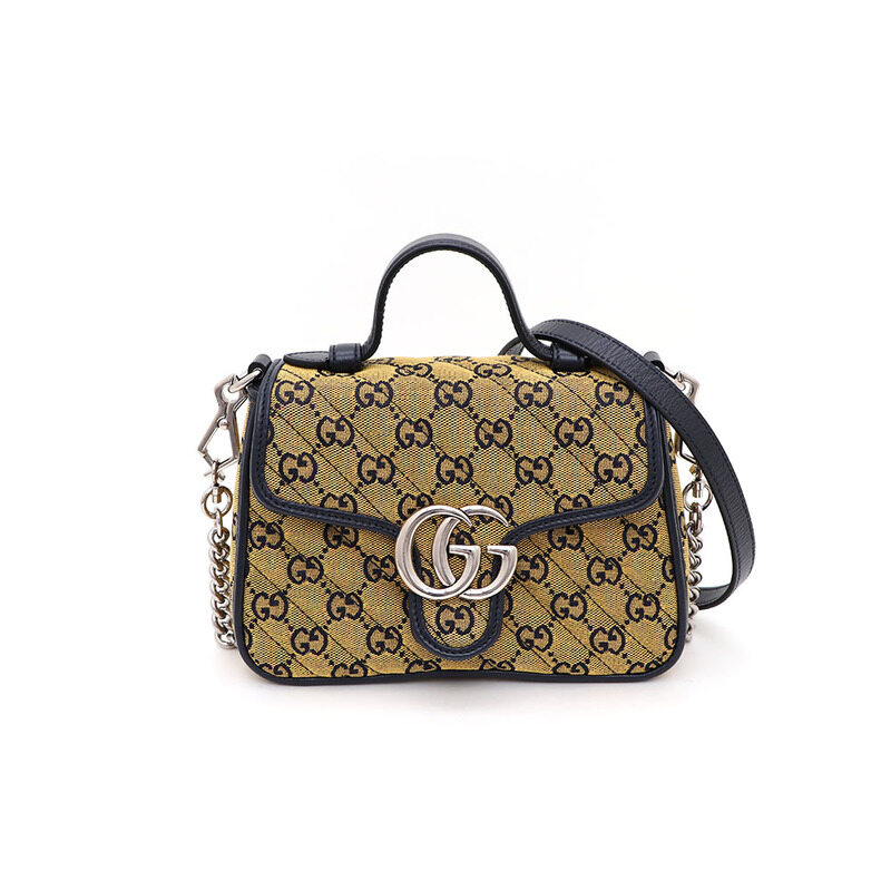 구찌 583571 마몽 탑핸들 미니 캔버스 토트백 겸 크로스백kk45307662 - Gucci