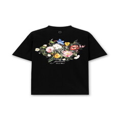 우영미 반팔 25FW플라워 백로고 블랙 W253TS06708B 썸네일 1