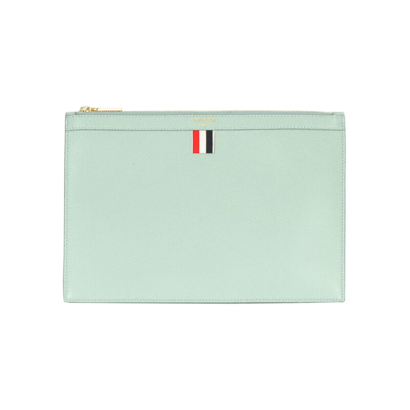 25FW 페블그레인 스몰 클러치백 라이트블루 MAC019L 00198 065 - Thom Browne