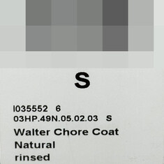 논현 더팩토리 25FW 칼하트 윕 WALTER CHORE 월터 초어 로고 자켓 / 내추럴 (I035552 0502) 썸네일 7