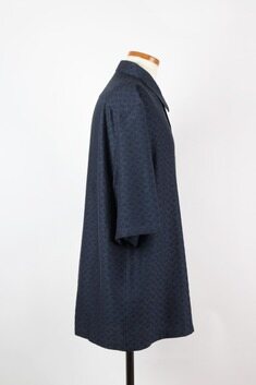 루이비통 미니 모노그램 실크블렌드 셔츠 네이비 XL(105) 썸네일 3