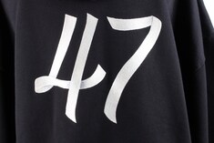 디올 자수 47 로고 오버핏 후드 블랙 XXL(110) 썸네일 6